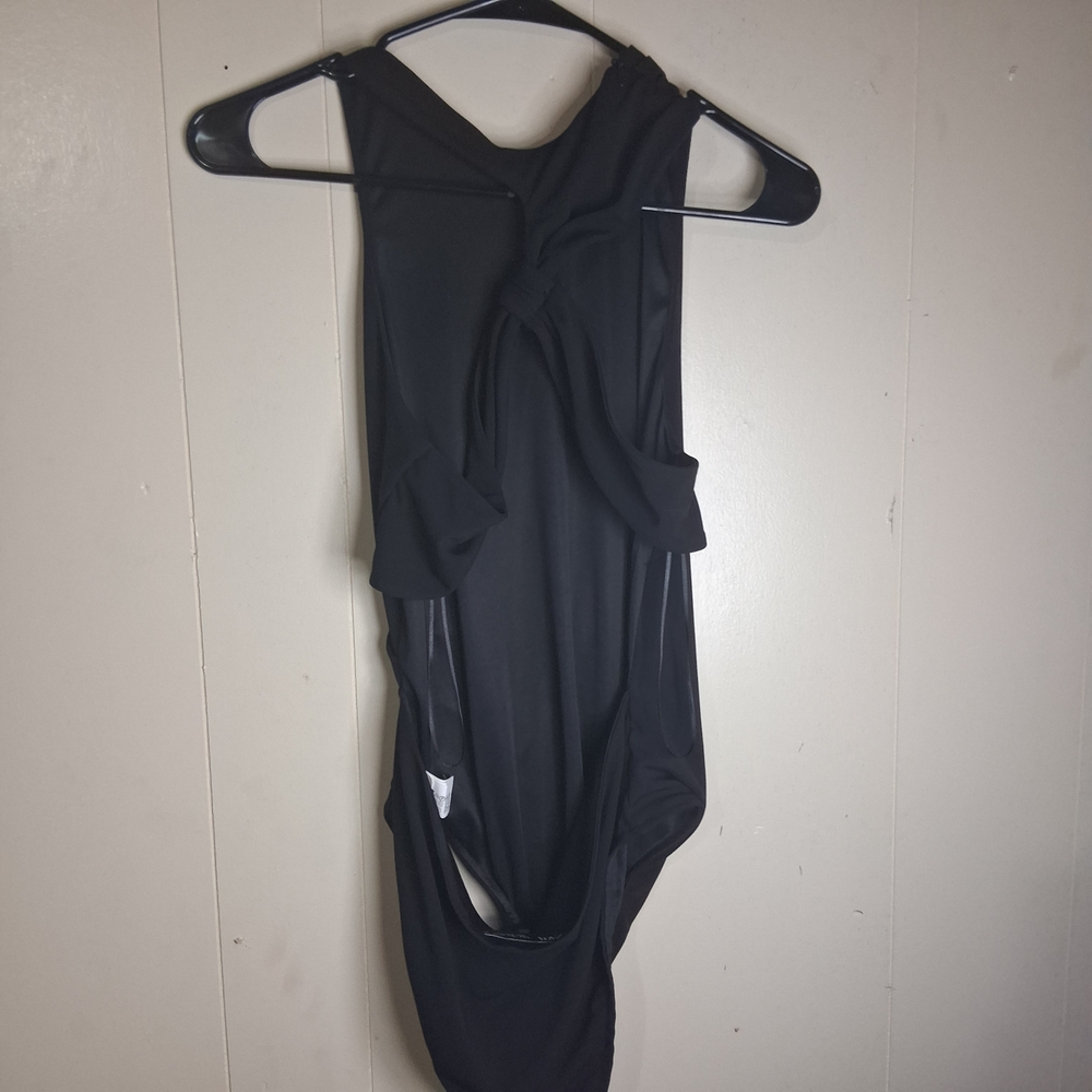 Zara Black Sleeveless Bodysuit - Picture 2 of 8